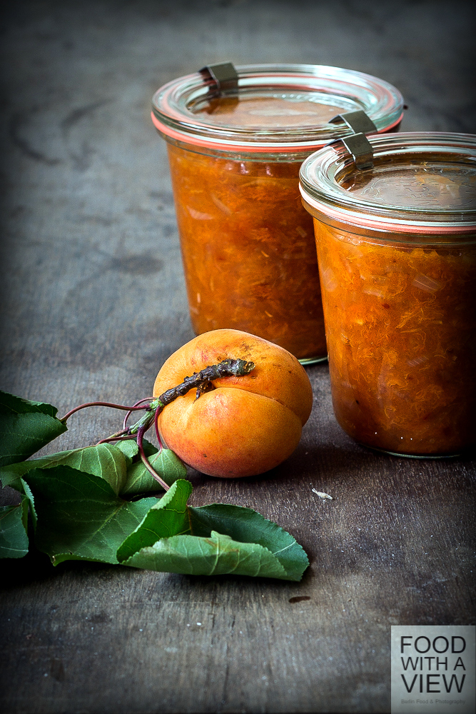 Sweet &amp; Hot Apricot Chutney – Fruchtig-scharfes Aprikosen-Chutney ...
